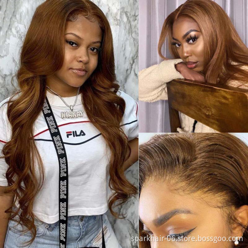 Wholesale Colored Human Hair Wigs,Hd Lace Front Wig,Red Orange Pink Purple Wigs Lace Front Human Hair For Black Women
